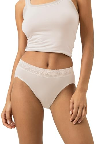 Mey Damen Taillenslip mit Spitze Serie Modal Lace | Taillensitz, Dekorativer Bund, Ohne Seitennähte, Weicher Griff, Baumwolleinsatz, Gr. XS-XXL
