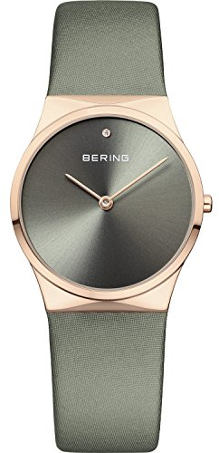 BERING Damen Uhr Quarz Movement - Classic Collection mit Satin und Saphirglas 12130-667 Armbandsuhren - 3 ATM