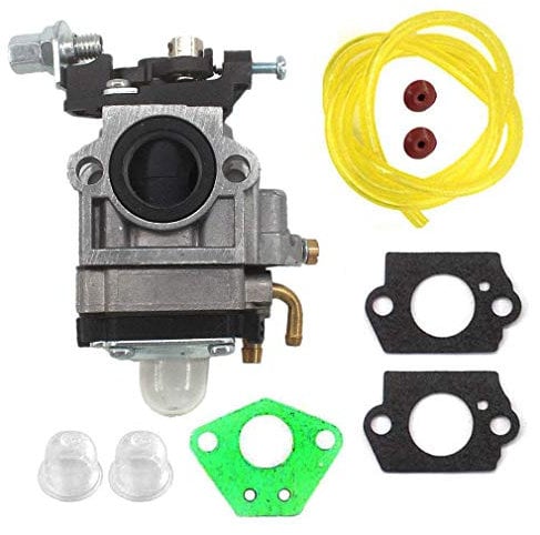 AISEN Carburetor For Hyundai HYMT5200 P1PE P5200MT 52cc Garden Multi Function Tool Carburettor Fuel Line Primer Bulb Gasket Kit