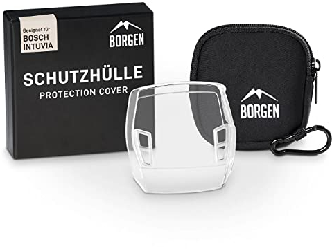 Borgen E-Bike Displayschutz geeignet für Bosch Intuvia Display BUI255 - Schutz vor Staub, Steinen und Wasser - Display Schutzhülle E-Bike Zubehör