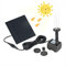 Kavolet Bomba de Agua con energía Solar,Fuente Solar de 170 l/h,Bomba de Estanque Solar con Panel Solar,Bomba de Agua Solar,Bomba de Fuente Solar para Estanque de jardín o pecera para baño de pájaros