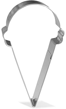 Keewah Ice Cream Cookie Cutter - 4.1 x 2.4 inch - Stainless Steel