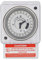 Fockety Interruttore Orario Meccanico, AC220V Ciclo 24 Ore Timer Scatola Intervallo 15 Minuti con Coperchio Antipolvere Impermeabile Trasparente, Timer Industriale Tipo Motore Al Quarzo