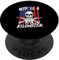 WTF ist ein Kilometer Internet Meme Skelett USA Flagge Grunge PopSockets mit austauschbarem PopGrip