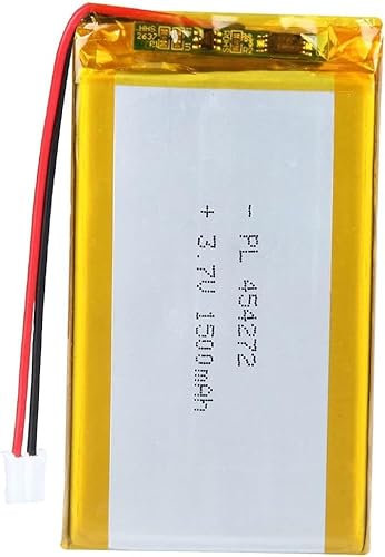 Batterie Lipo Rechargeable Au Lithium Polymère ION 3.7V 1500mAh 454272. avec Connecteur JST