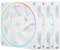 Thermalright TL-S12RW X3 - Ventilador de procesador, 120 mm, blanco, para computadora, Fine Aperture ARGB Halo, PC, velocidad de 1500 RPM