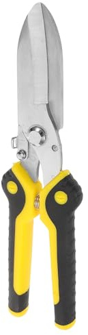 iplusmile Blechschere Edelstahl mit Sicherheitsverriegelung Hochleistungs Metallschneider für Bau und Dachdecker Vielseitige Draht und Blechschere für Profis Heimwerker
