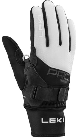 LEKI PRC Premium ThermoPlus Shark Women Black-White 7.5
