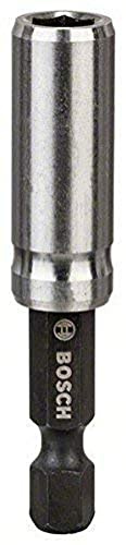 Bosch 2608522317 Universal Holder with Permanent Magnet, 0 V, Black/Silver, 10 x 55 mm, Set of 10 Piece