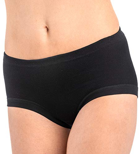 HERMKO 3er Pack Damen Taillenslip aus 100% Bio-Baumwolle mit Tunnelzug und elastischem Beinabschluss 9114001