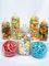 Truly Sweet Candy 7 Large Plastic Sweet Jars for Retro Victorian Sweet Shop Pick n Mix Candy Buffet, Party, Celebration
