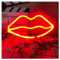 ENUOLI Neon Light Red Lips Neon Lights Neon Light Lips Red Neon Lights Signs Battery/USB Operated Lips Neon Lamp Neon Sign Room Decor Neon Lights for Wall Neon Night Lights for Kids Birthday Party
