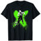 cooler Junge springt mit Mountainbike im Singletrail T-Shirt