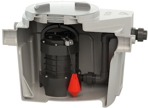 SFA - Sanifos 110 - Station De Relevage Eaux Usées - A Enterrer - Pompe Automatique - Installation Et Manutention Faciles - 4 Entrées - Maison Individuelle - 72,2 x 58,6 x 51,5 cm - Made in France