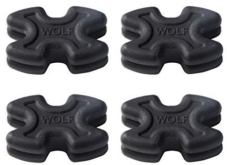 Namvo 4 STK Compound Bogen stabilisatoren Bogenschie?en Gummi Schleife Vibration Damper Bogenbogen Bogen Zubeh?r X geformt STO?d?mpfende Sliencer für die Jagd Traing schwarz