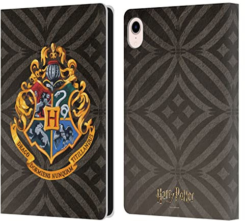 Head Case Designs sous Licence Officielle Harry Potter Hogwarts Crête Prisoner of Azkaban I Étui Portefeuille en Cuir Compatible avec Apple iPad Mini (2021/2024)