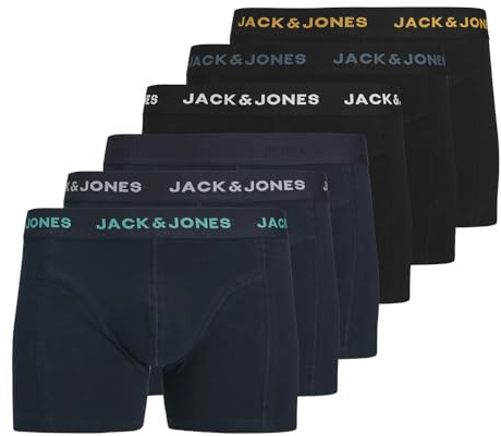 JACK & JONES Herren J&j Trunk Boxershorts, Mehrfarbig 2, M