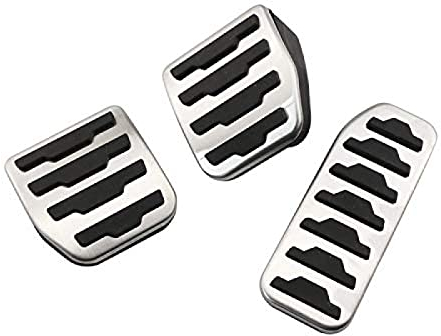 Auto-Tretauto-Gaskraftstoffpedal-Bremspedale, passend für Land Rover Discovery Sport, passend für Range Rover Evoque (Color : At), At