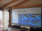 Leinwandbau.info Rahmenleinwand UST CLR - 16:9 | Top Leinwand für Beamer im Ultrakurzdistanz Bereich, Verschiedene Projektor Auflösungen möglich, sehr gut für das Heimkino, Projektor Leinwand