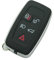 BROVACS Replacement Key Shell Compatible with LAND ROVER LR4 Range Rover Sport Evoque 5 Button Keyless Entry Smart Remote Key Case Fob PG707