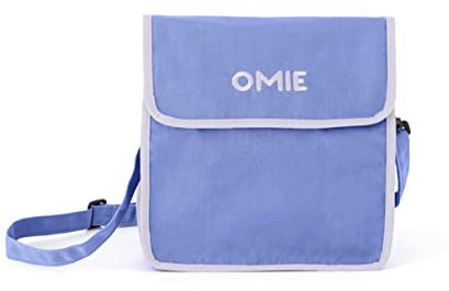 OmieBox Lunch Bag - Washable, Foldable, Durable, WaterResistant Fabric with Interior Pocket and External Bottle Holder.