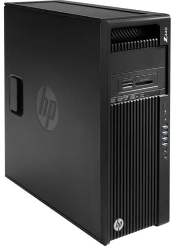 HP Desktop Z440 Workstation, Intel Xeon E5-1620 v3, 8 GB RAM, 256 GB SSD, Cuadro K2200, DVD-RW, Windows 10 Pro (Reacondicionado)