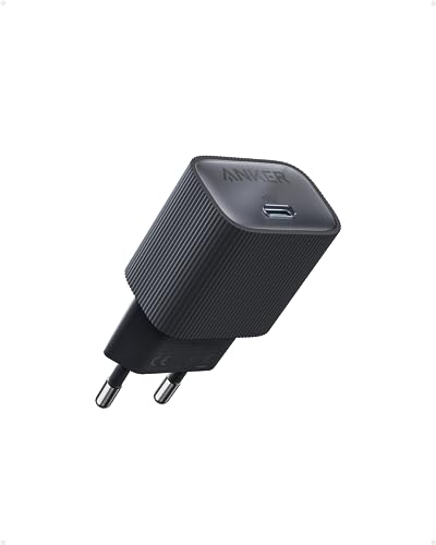 Prise Anker Nano USB C, Chargeur USB C Haute Vitesse 30 W, Charge Rapide PIQ 3.0 et PPS, pour iPhone séries 15/14/13, Pixel, Galaxy, iPad et Plus (câble Non Inclus)