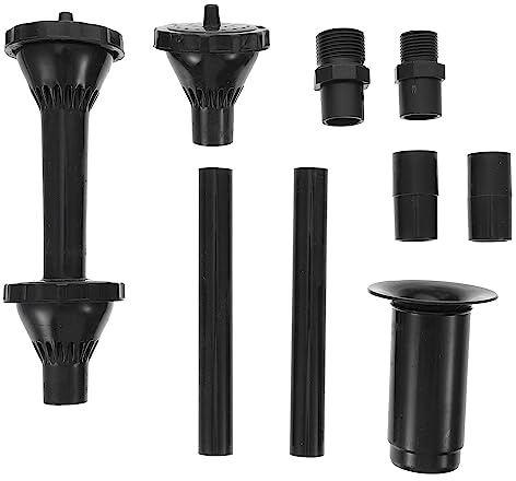 QWAMBVZE Multifunctional Nozzle Fountain Pump Nozzle Water Spray Heads Pond Submersible Pump Pool L