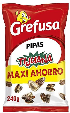 Grefusa | Pipas Tijuana MAXI semillas de girasol - pack de 240gr