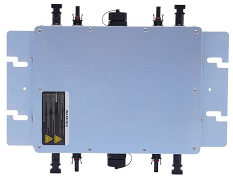 gegeweeret 1200W Solar Mikro-Wechselrichter IP65 | Plug-and-Play Netzeinspeisung mit automatischer MPPT-Leistungsanpassung | für Privathaushalte, Gewerbebetriebe & Wohnmobile