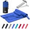 Blumtal Fitness Handtuch im 2er Set - Microfaser Sporthandtuch Fitnessstudio 180 x 90cm + Mikrofaser Handtuch 80 x 40cm - Handtuch groß & klein - Gym Handtuch - Handtuch Microfaser - Kings Blue - Blau