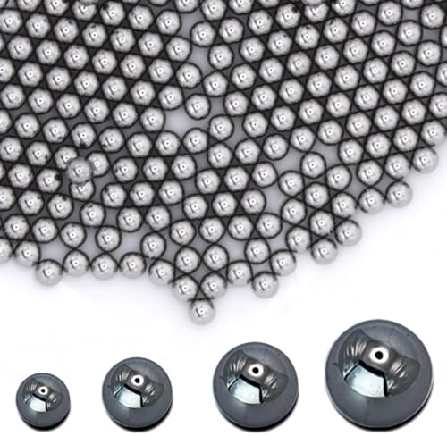 Kugellager Kugeln 40 Stück für Fahrrad, Rad, MTB, Skateboard, Größen zur Wahl 1/8 (3,18mm), 5/32 (3,97mm), 3/16 (4,76mm), 1/4 (6,35mm) aus Carbonstahl für Nabe, Schaltung (3/16 = 4,76 mm)
