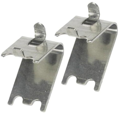 MUSISALY 2 Pz Congelatore Scaffale Fibbia In Acciaio Inox Congelatore Clip Di Scaffale Congelatore Dispositivo Di Raffreddamento Scaffale Di Supporto Scaffale Clip Scaffale