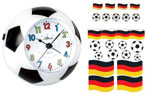 Atlanta Fußball Wecker + Sticker Aufkleber Deutschland Kinder Jungen - 1199 EM