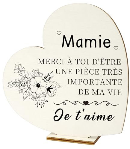 Cadeau Mamie,Bonne Fete Mamie,Cadeau Fete Des Mamie,Cadeau Grand Mere,Cadeau Anniversaire Mamie,Cadeau Mamie Noel,Idee Cadeau Mamie,Cadeau Mamie Original,Planches D'amour Cadeau,Cadeau pour Mamie Noel