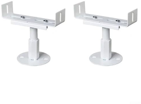 Lot de 2 supports de radiateur vintage réglables de 18 à 23 cm de haut - Pieds de support traditionnels pour radiateur - Blanc