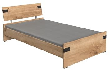 Schlafzimmer Jugendzimmer Kinderzimmer Möbel Liverpool Kleiderschrank Bett Schreibtisch Rollcontainer Kommode Regal individuell zusammenstellbar (120x200 cm Jugendbett)