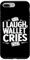 Hülle für iPhone 7 Plus/8 Plus I Laugh Wallet Cries Lustiger Reise-Vlog-Humor