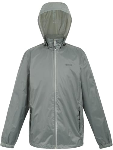 Regatta Mens Lyle IV Waterproof Packaway Jacket Lightweight Breathable Walking Raincoat