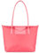 LANCASTER | Smart KBA - Sac cabas épaule Rose foncé