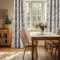 PONY DANCE Verdunklungsvorhänge mit Ösen 2er Set H 245 x B 132 cm Wohnzimmer Gardinen mit Vintage Blumenprints Dekorative Thermovorhang Isolierend Vorhänge Blickdicht