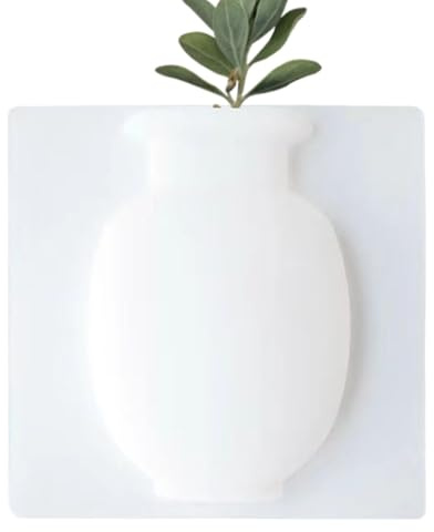 Magische Silikon-Wandvase - Wiederverwendbare weiche Hydrokultur-Pflanzer für Blumen, Wand- | Kreative Heimdekoration Blumenanzeige, Saugvase für Arrangement und Anbau von Pla