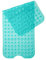 Alfombra Antideslizante para Bañera y Ducha 100x40cm - 200 Ventosas Ultra-Fuertes, Material Suave Antibacterial, Lavable a Máquina, Color Anti-Manchas - Seguridad Familiar y Diseño Moderno(Verde)