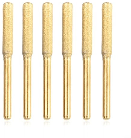 Juego de cabezales de molienda de esmeril para motosierras, accesorios de 6 piezas para mantener el borde de corte (5,5 mm)