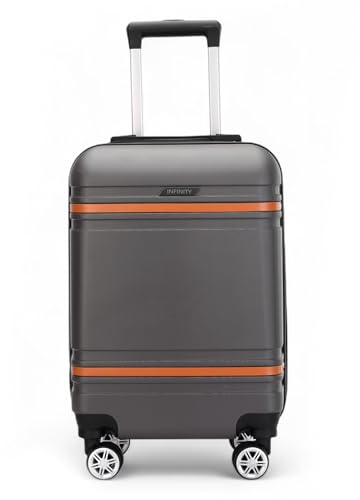 Infinity Cabin Carry on Suitcase 20 Lightweight Spinner 3-Digit Combination Lock Hard Shell Luggage Hand Luggage Flight Bag for EasyJet Ryanair Birtish Airways and All Other Airlines 56x36x22