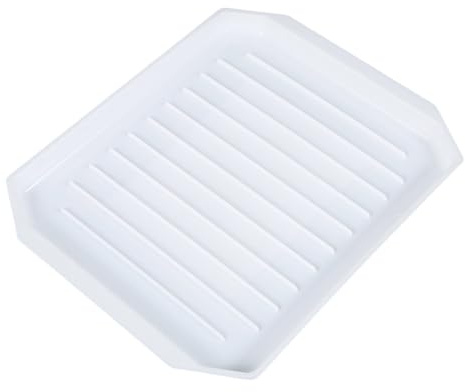 Speckplatte Für Die Mikrowelle – Mikrowellengeeigneter Speckgrill, Ofen-/Fleischregal, Antihaftbeschichtet, Leicht Zu Reinigendes Design | Weiße, Graue, Sichere Für Zuhause, Restaurants,