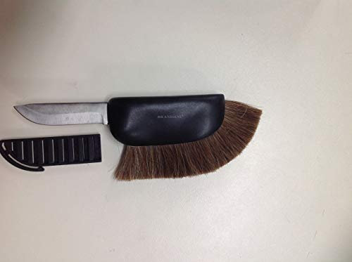 BRANDANI Coltello Spazzola pulisci Funghi in Acciaio Inox