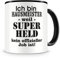 Samunshi® Hausmeister Tasse mit Spruch Geschenk für Hausmeister Mann Frau Kaffeetasse groß Lustige Tassen zum Geburtstag schwarz 300ml