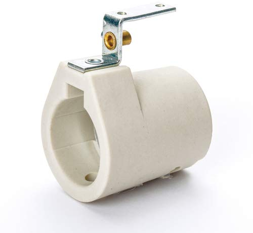 Lampen Fassung E14 mit Bügel Keramik