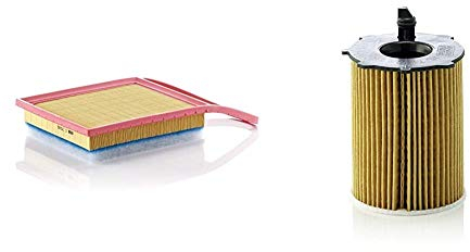 Original MANN-FILTER Luftfilter C 3585 – Für PKW & Ölfilter HU 716/2 X – Ölfilter Satz mit Dichtung/Dichtungssatz – Für PKW